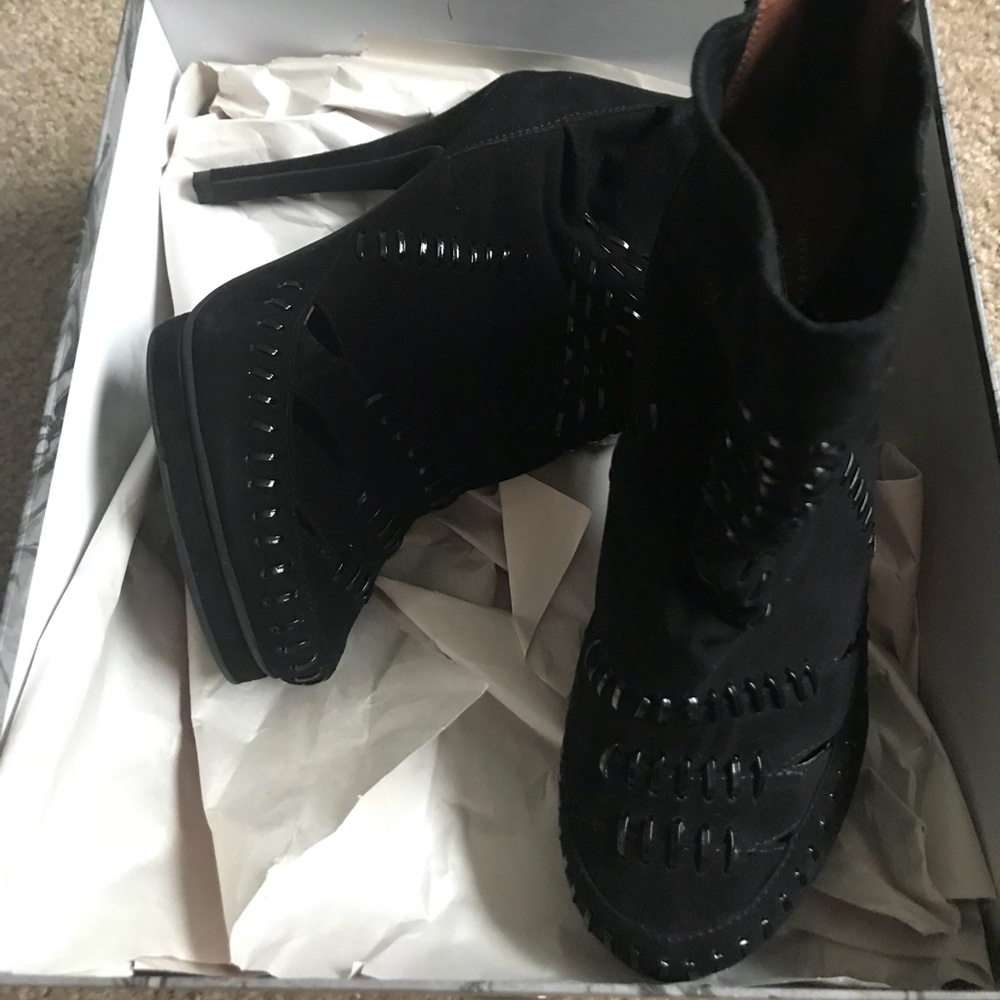 Jeffrey Campbell free people ankle boots
